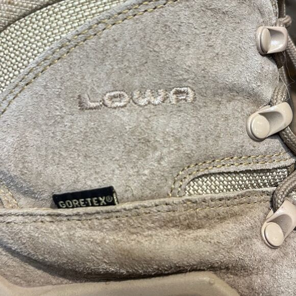 LOWA Zephyr GTX Mid TF Tactical Boots Men’s Size 11 Beige Gore-Tex Waterproof - Picture 2 of 14